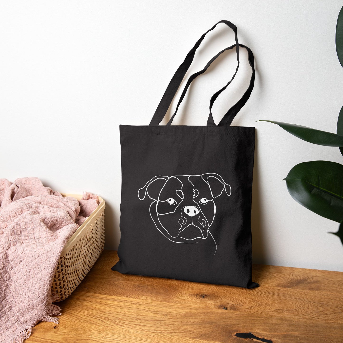 Custom One-Line Pet Tote
