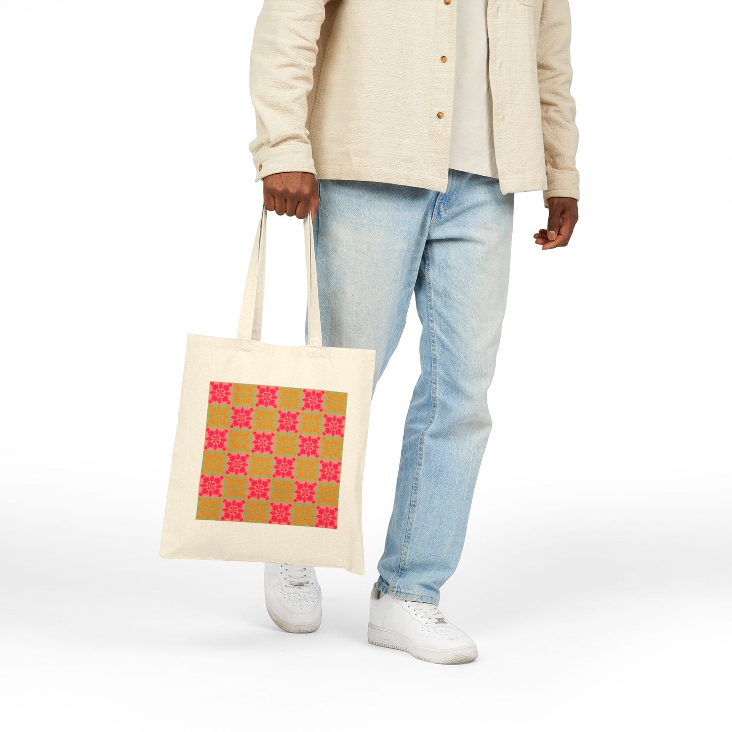 Heart and Fern Doggy Tote Bag