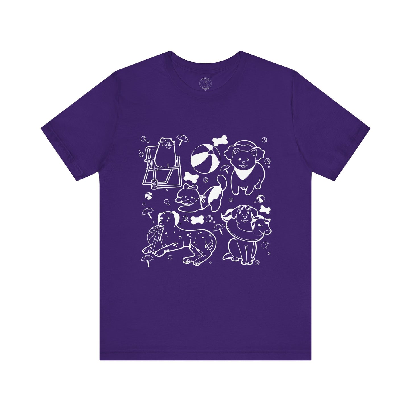 Sun, Sand, & Wagging Tails – Summer Dog T-Shirt