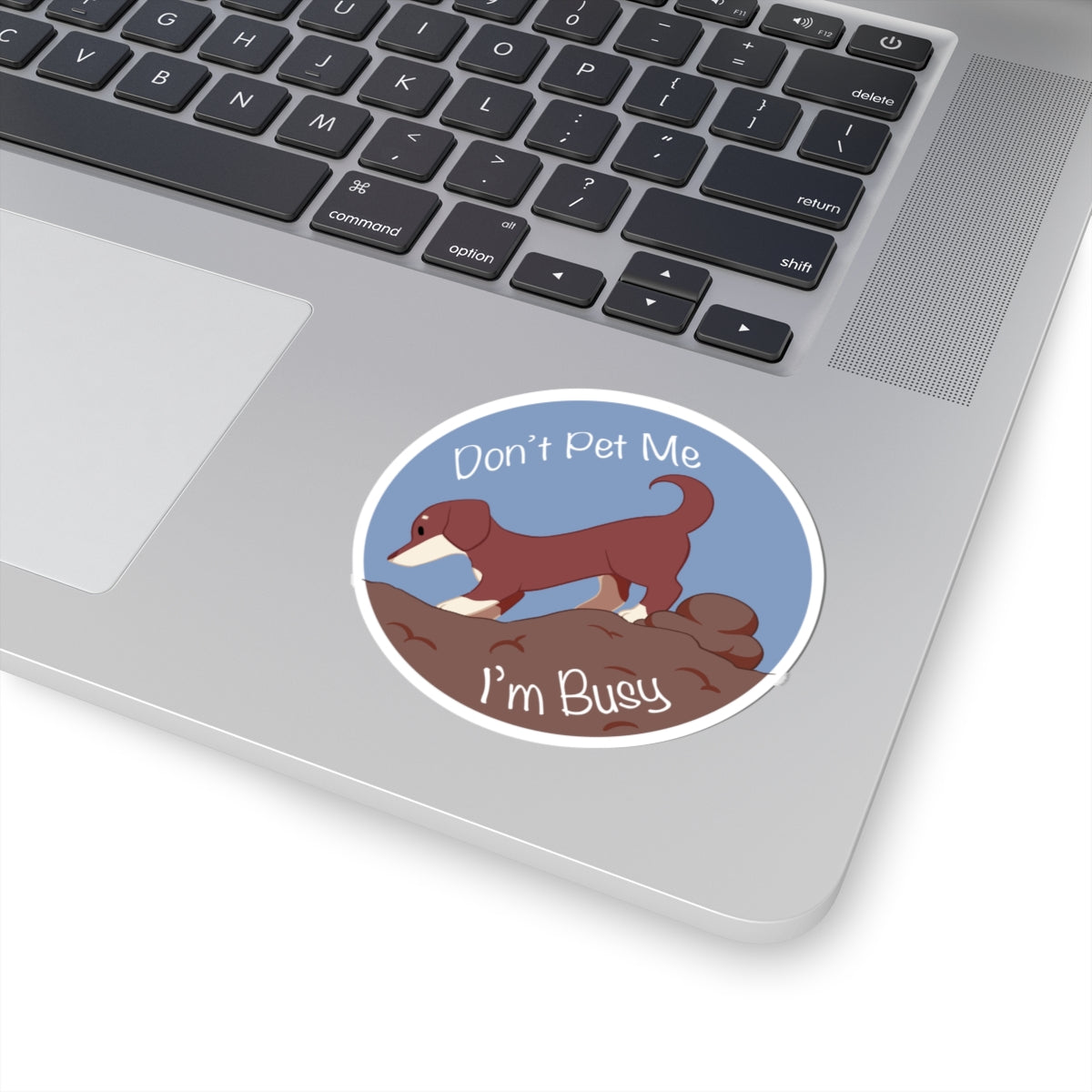 Don't Pet Me I'm Busy - Daschund / Weenie Sticker