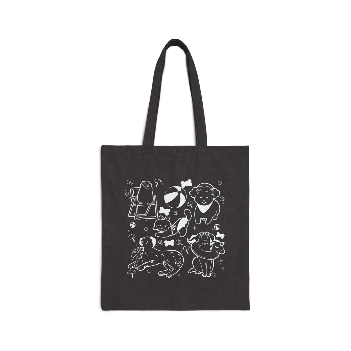 Sun, Sand, & Wagging Tails – Summer Dog Tote Bag
