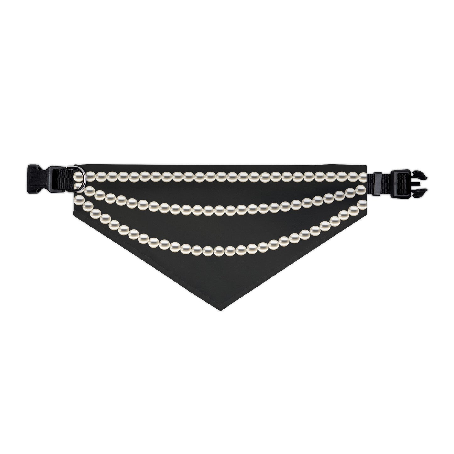 Pearl Necklace - Clip-on Dog Bandana