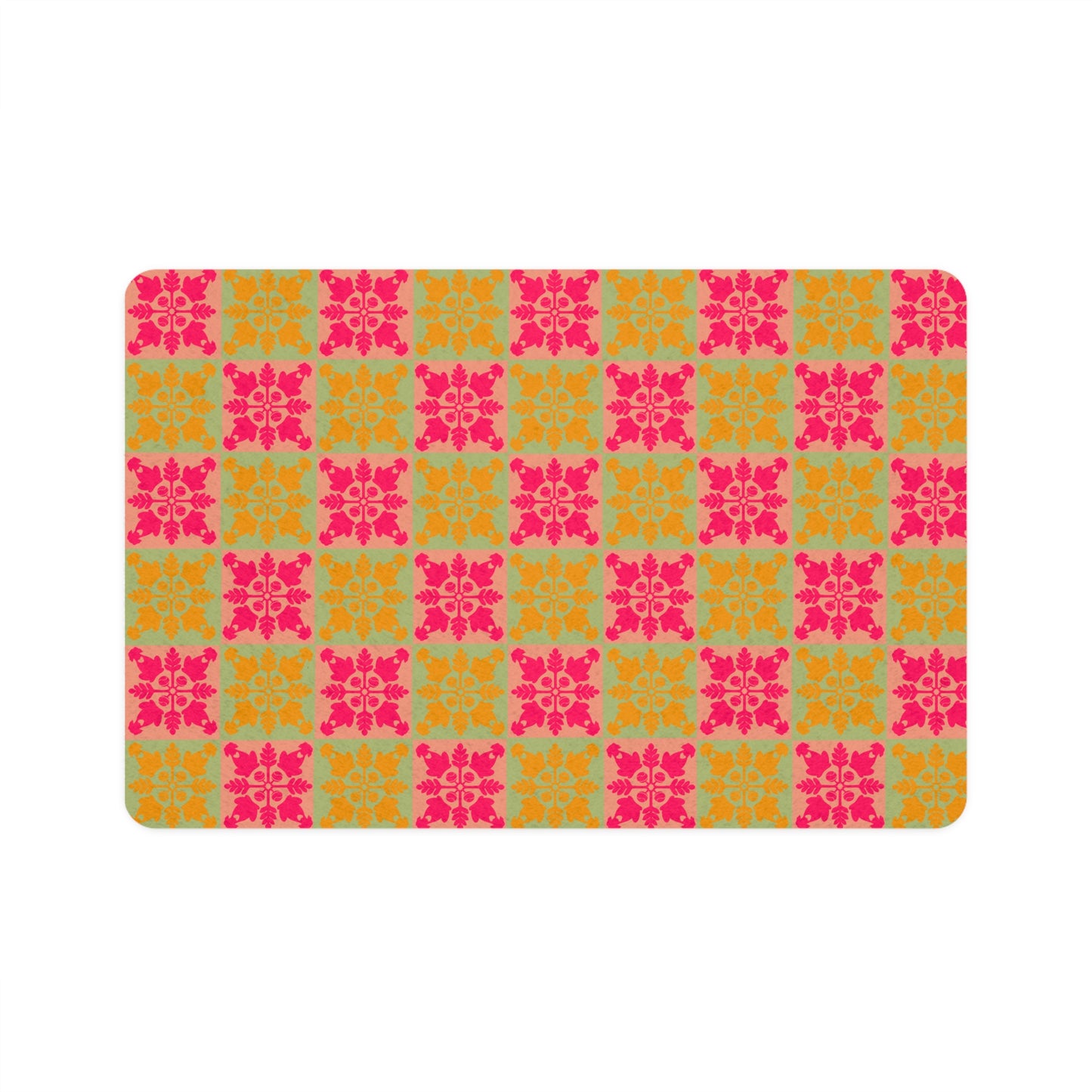 Heart and Fern Feeding Mat