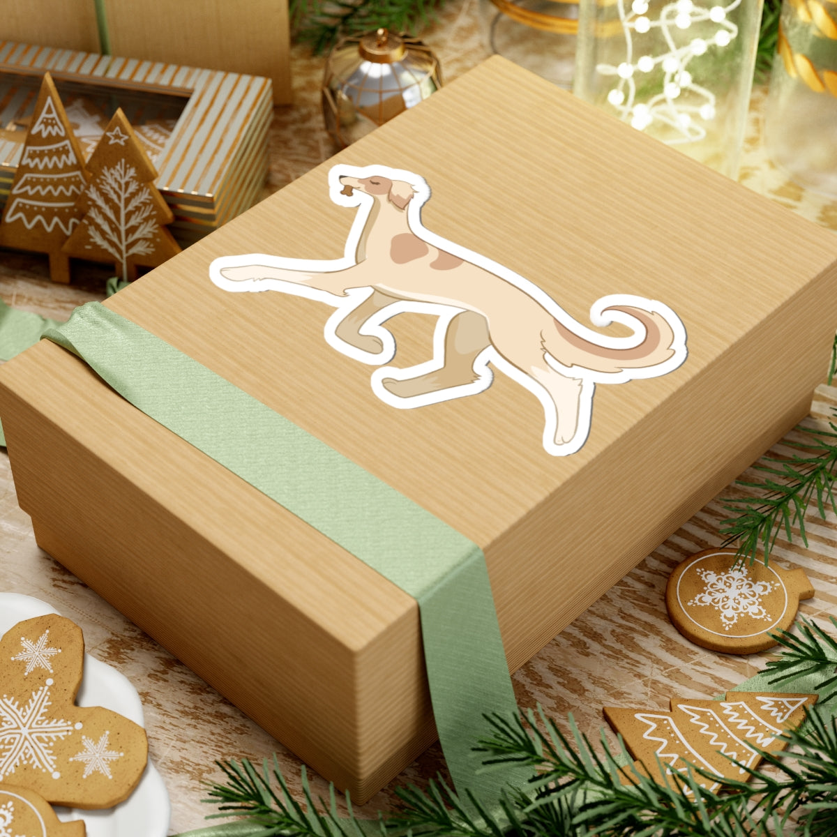 The Biscuit Bandit - Borzoi Sticker
