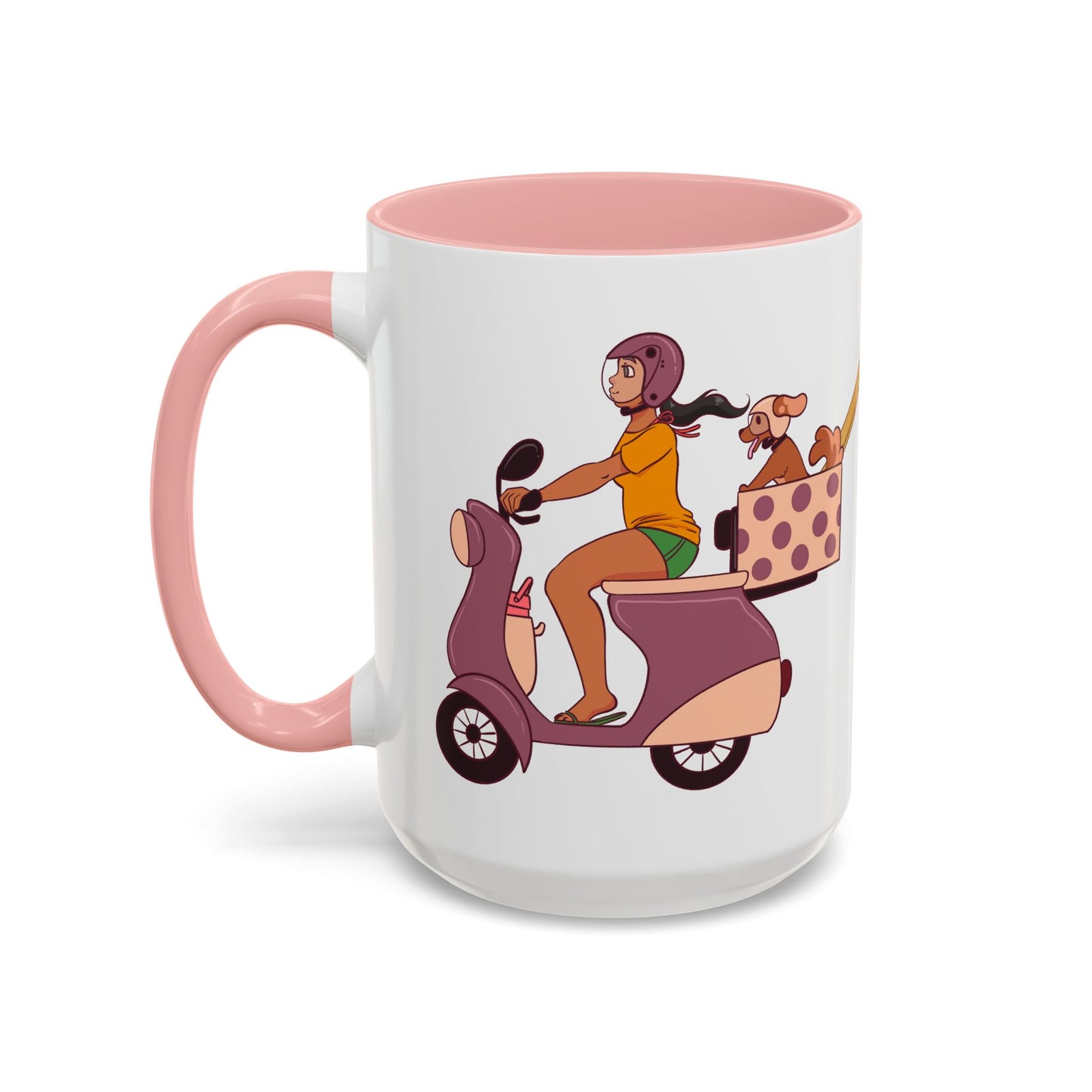 Beach Bound Mug 🏖️🐶 - Scooter Dog Mug