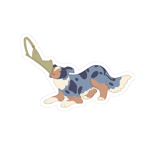Tug of Bra - Collie Sticker
