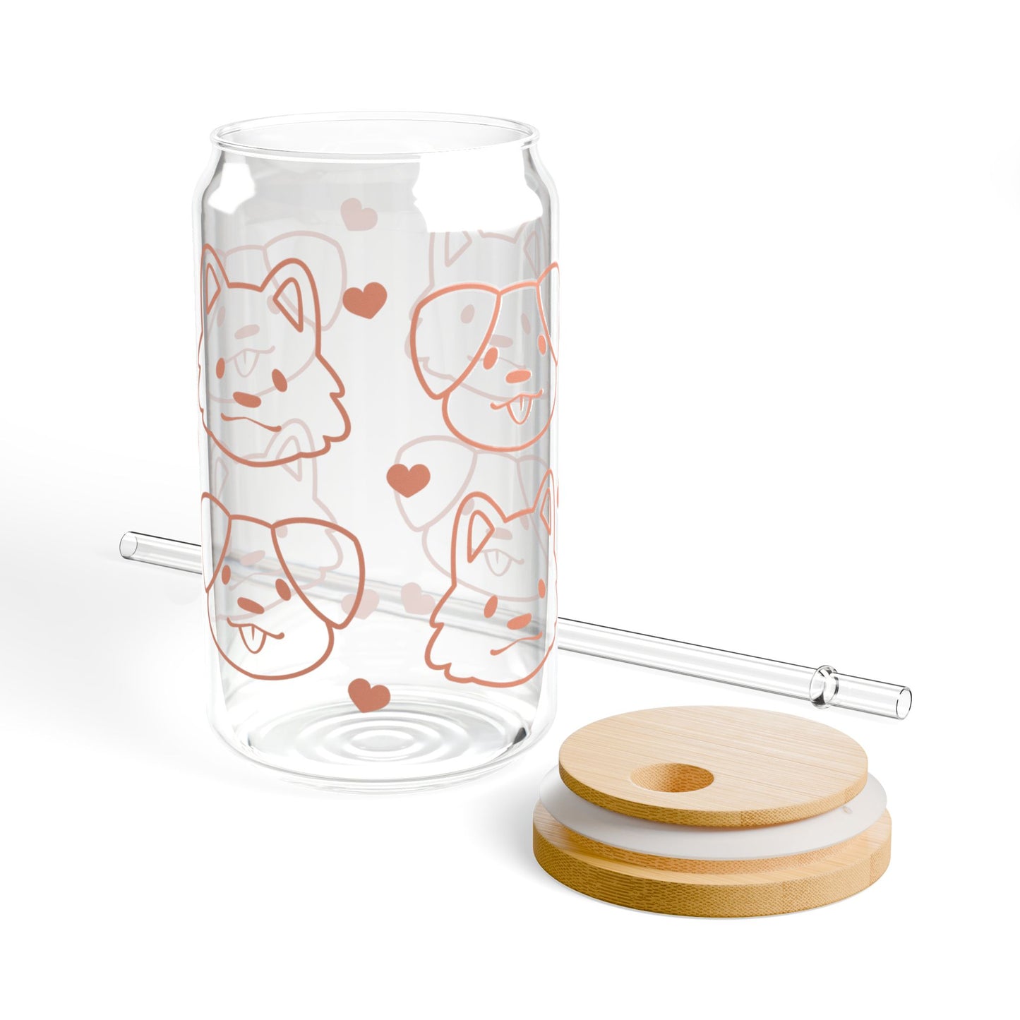 Floppy and Pointy Dog Ear - Sipper Glass