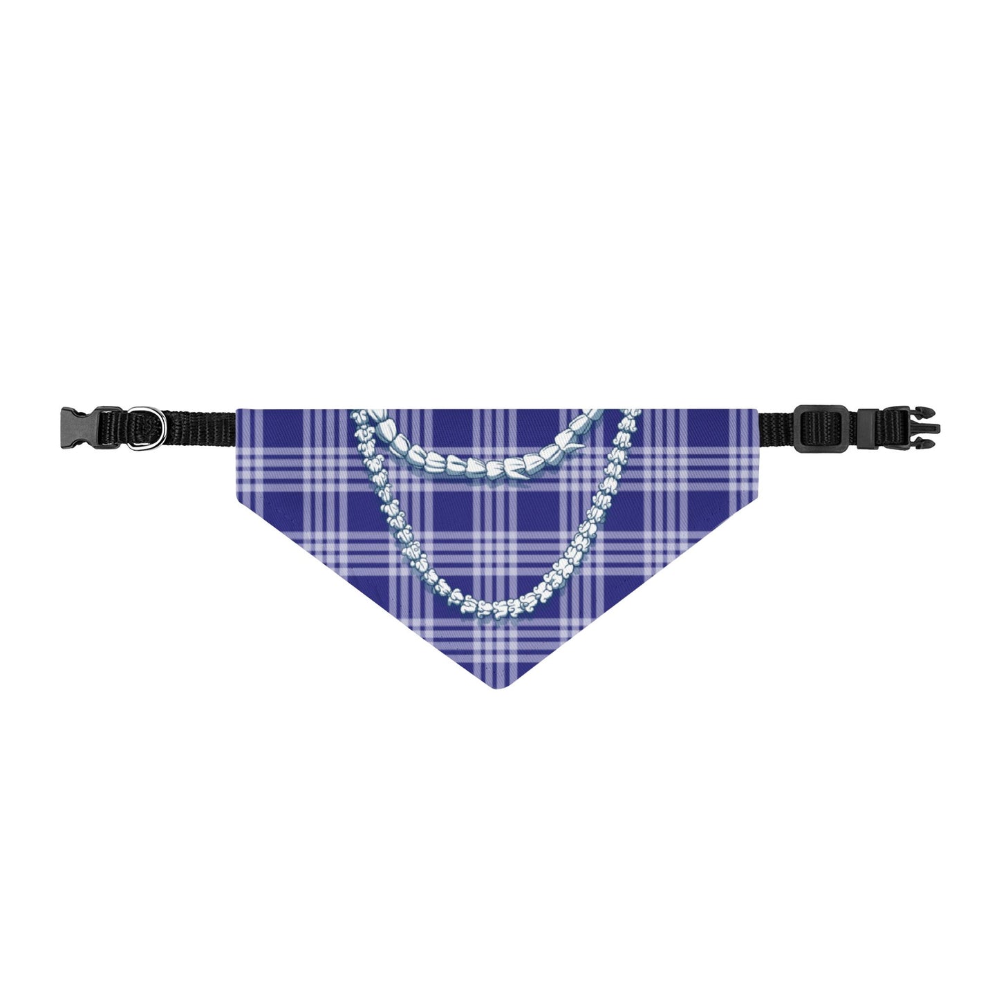 Palaka Bandana - Blue Crown Flower