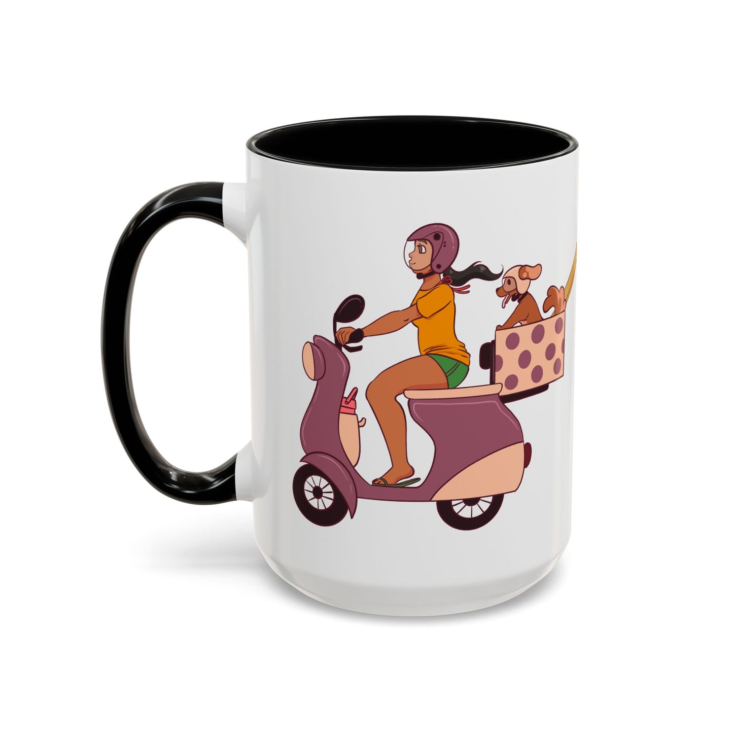 Beach Bound Mug 🏖️🐶 - Scooter Dog Mug