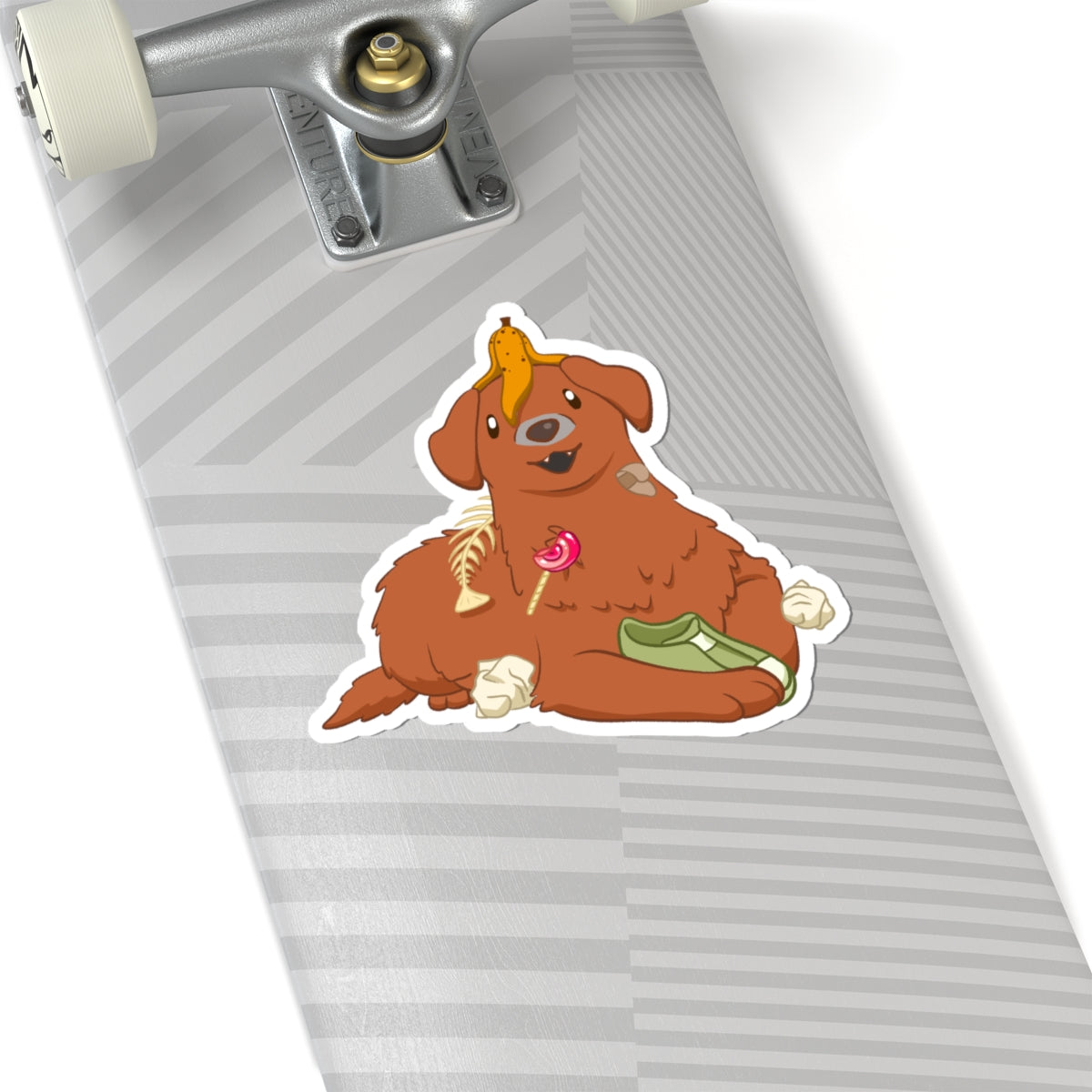 No Regrets – Trash Raider Senior Dog Sticker