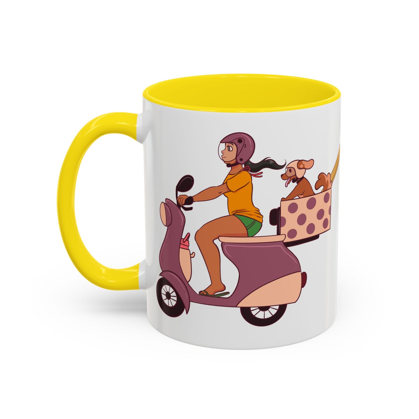 Beach Bound Mug 🏖️🐶 - Scooter Dog Mug