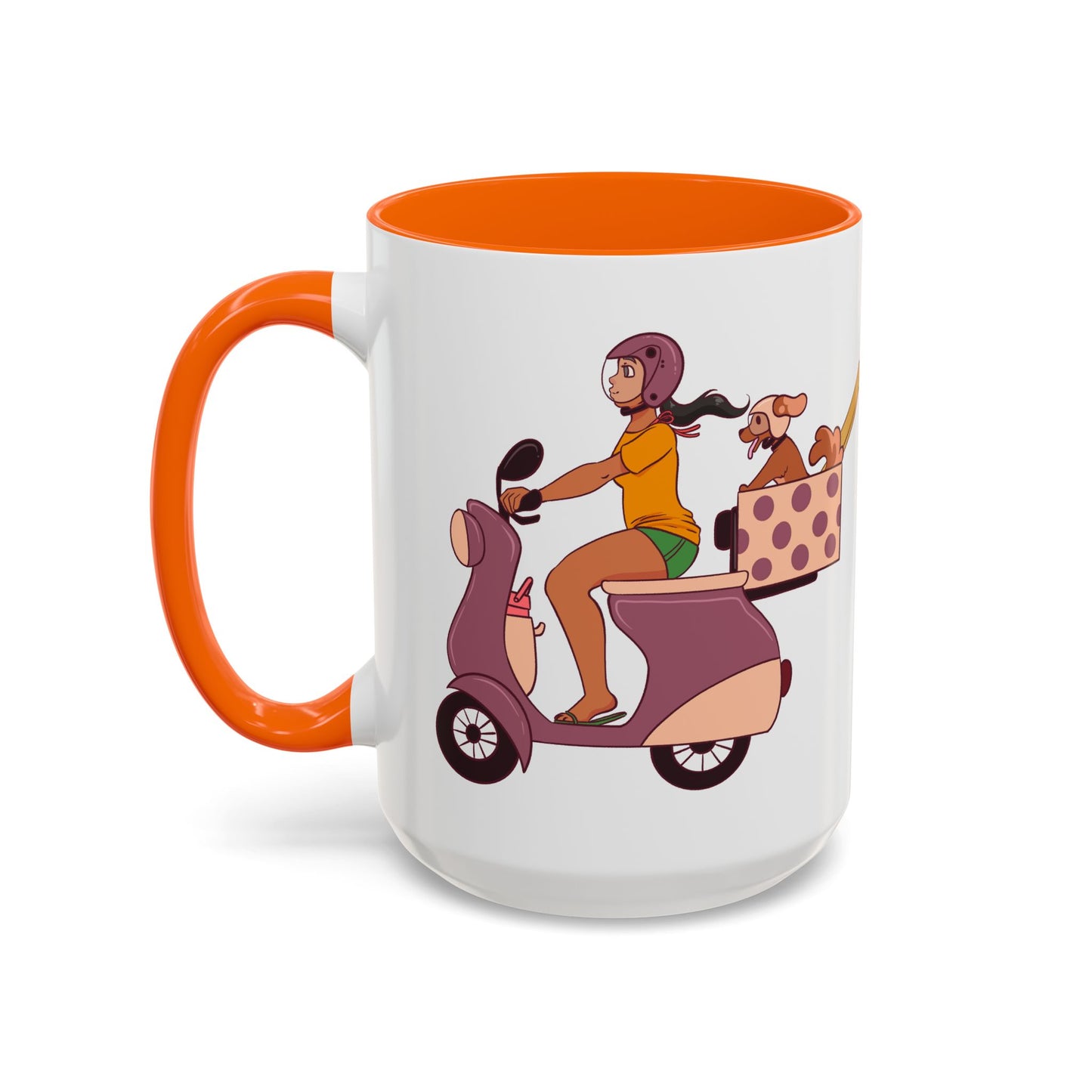 Beach Bound Mug 🏖️🐶 - Scooter Dog Mug