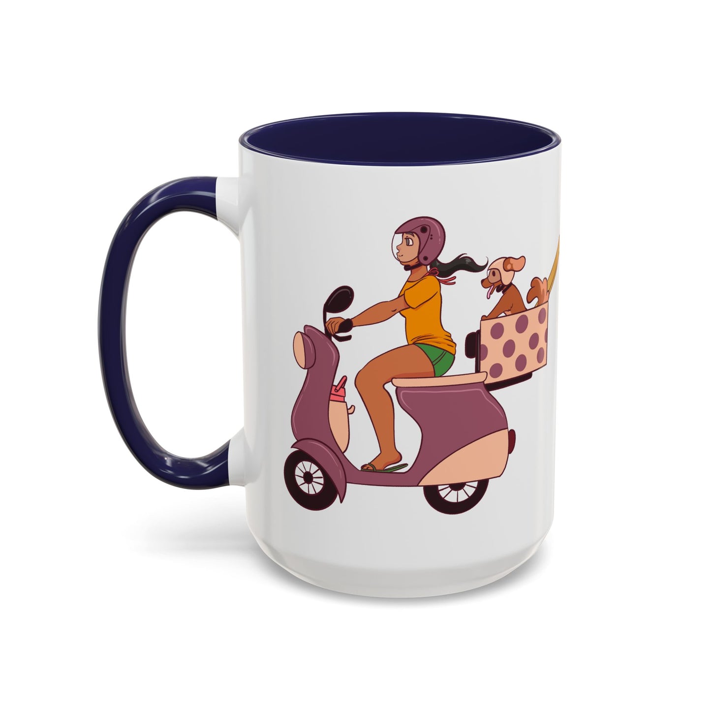 Beach Bound Mug 🏖️🐶 - Scooter Dog Mug