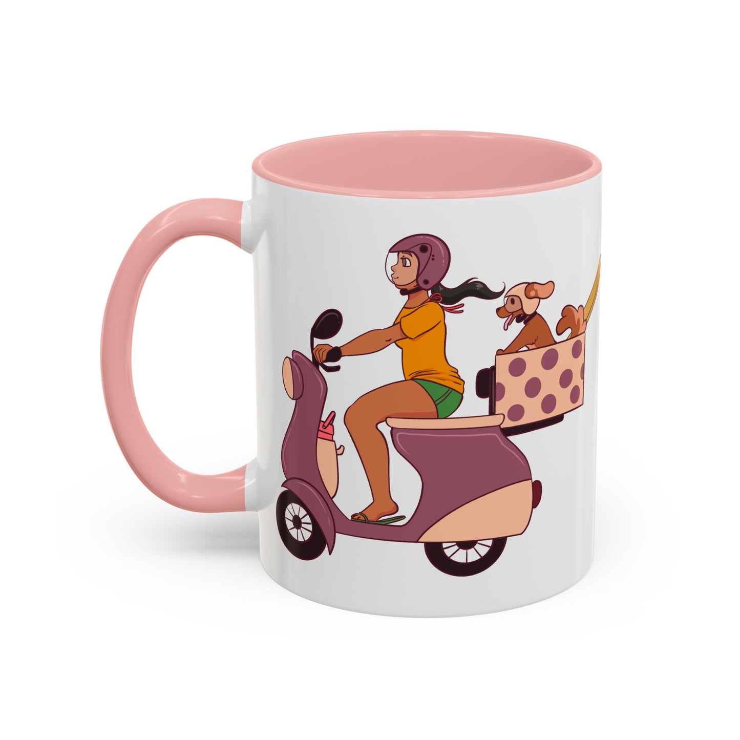Beach Bound Mug 🏖️🐶 - Scooter Dog Mug