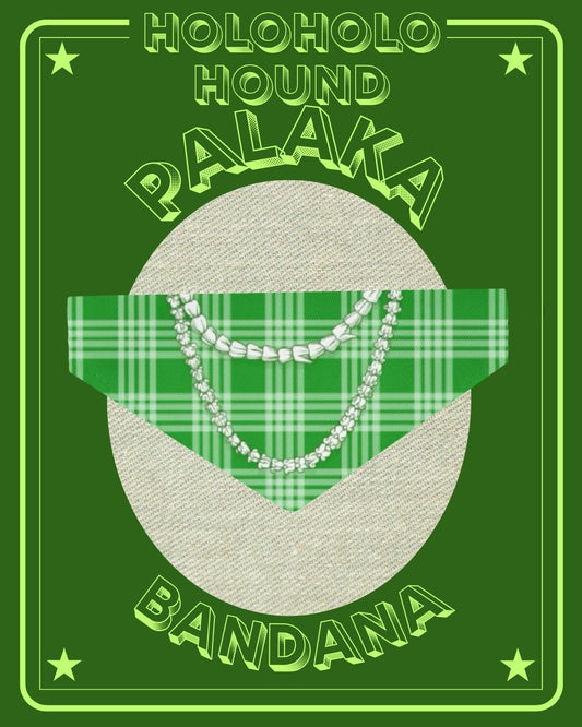 Palaka Bandana - Green Crown Flower