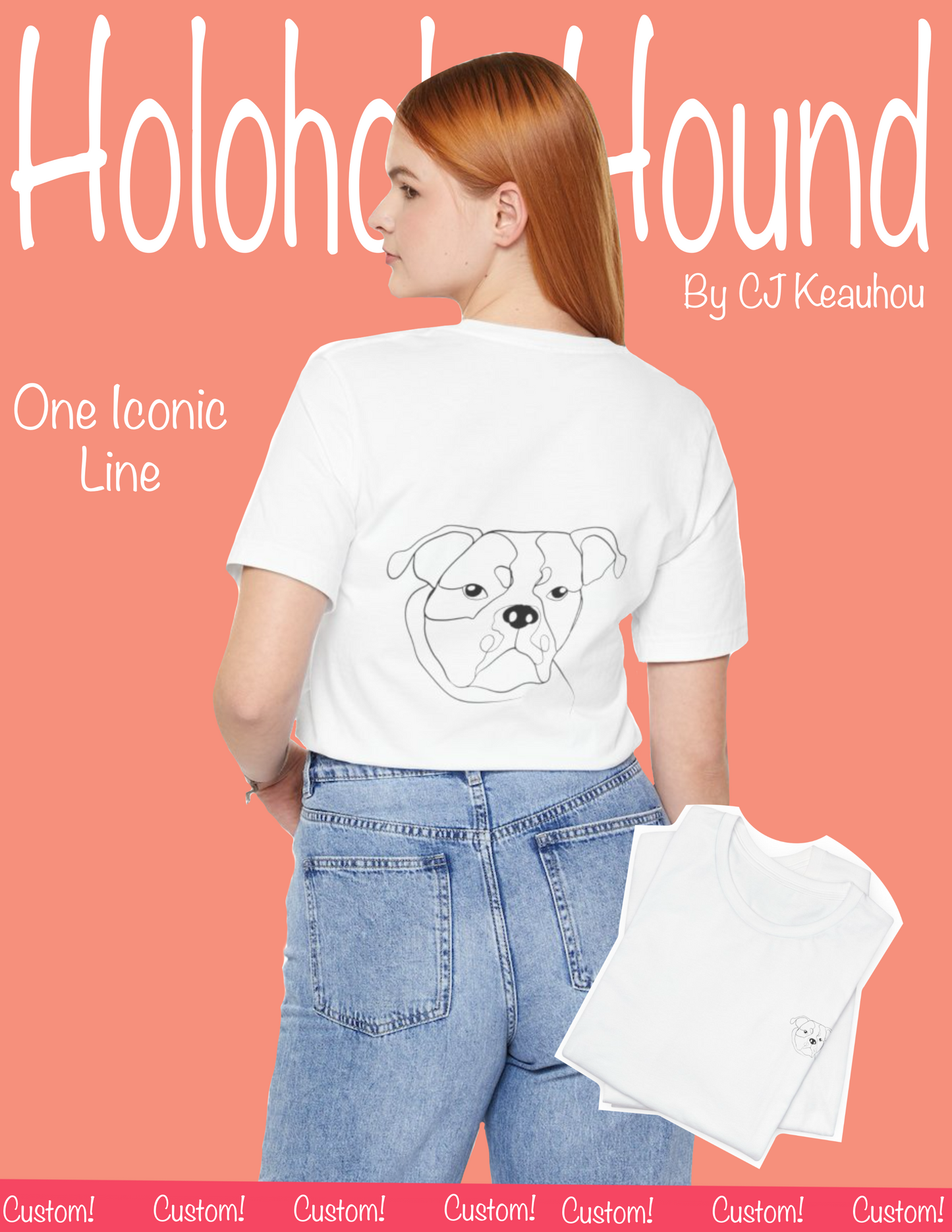 Custom One-Line Pet Tee