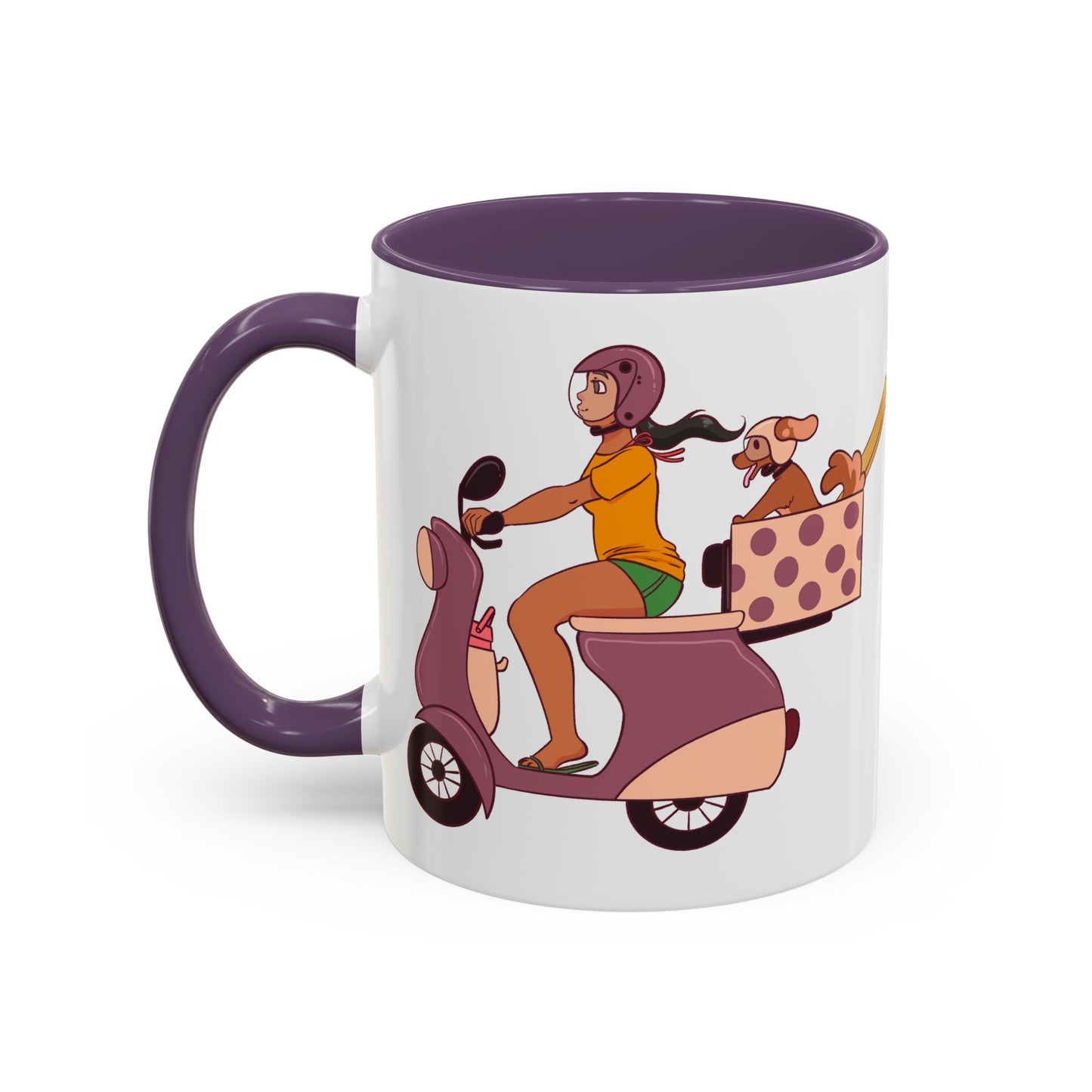 Beach Bound Mug 🏖️🐶 - Scooter Dog Mug