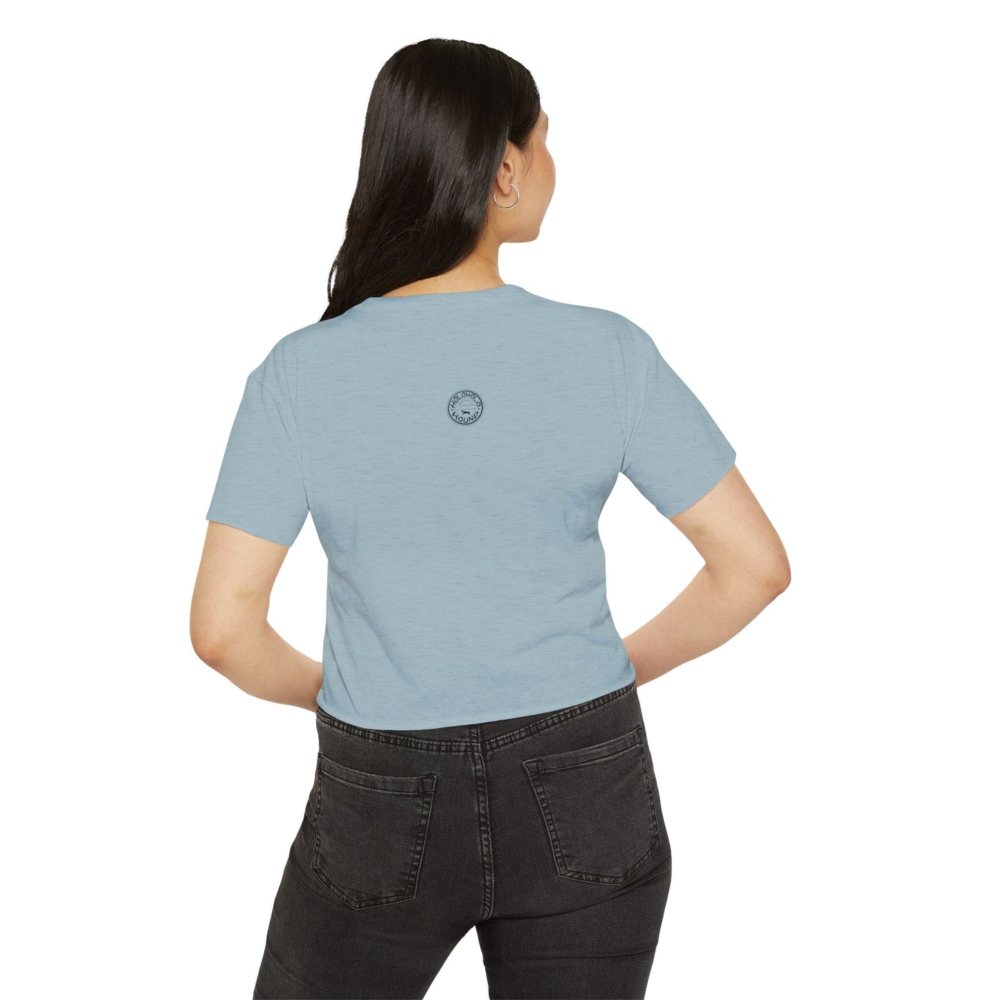 He ʻĪlio Nāna i Mālama – A Dog That Takes Care of Things – Hawaiian Dog Crop Top