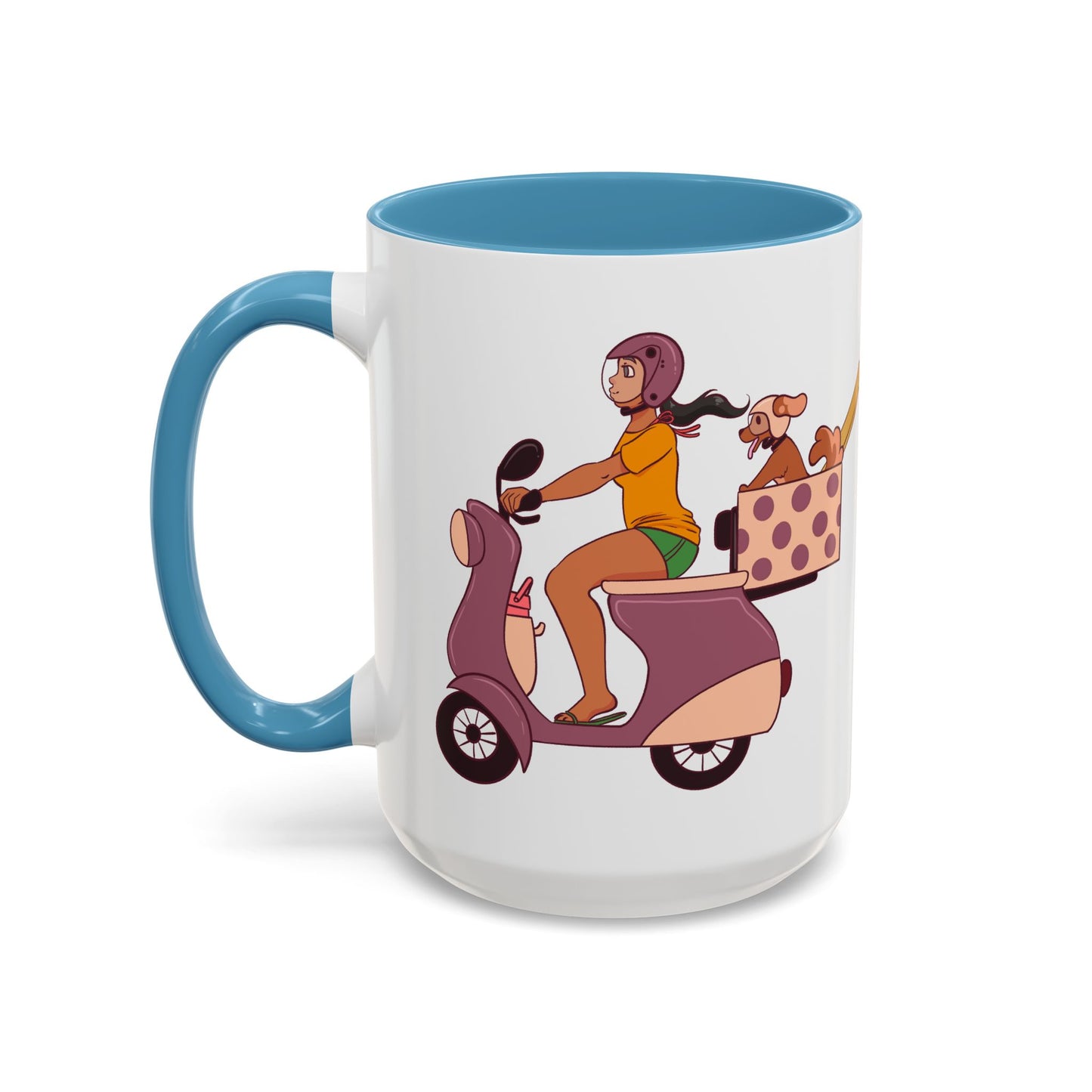 Beach Bound Mug 🏖️🐶 - Scooter Dog Mug