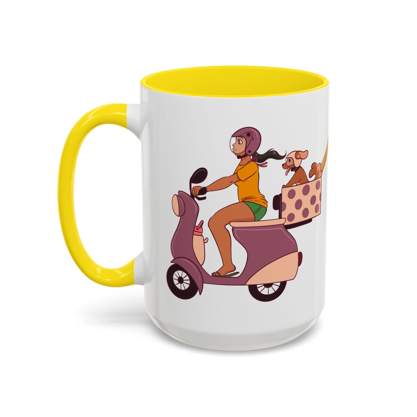 Beach Bound Mug 🏖️🐶 - Scooter Dog Mug