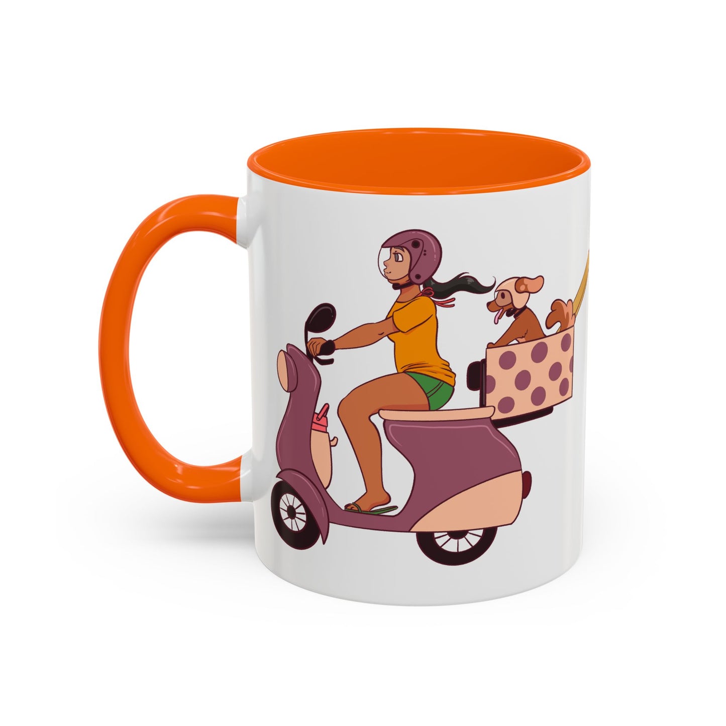Beach Bound Mug 🏖️🐶 - Scooter Dog Mug