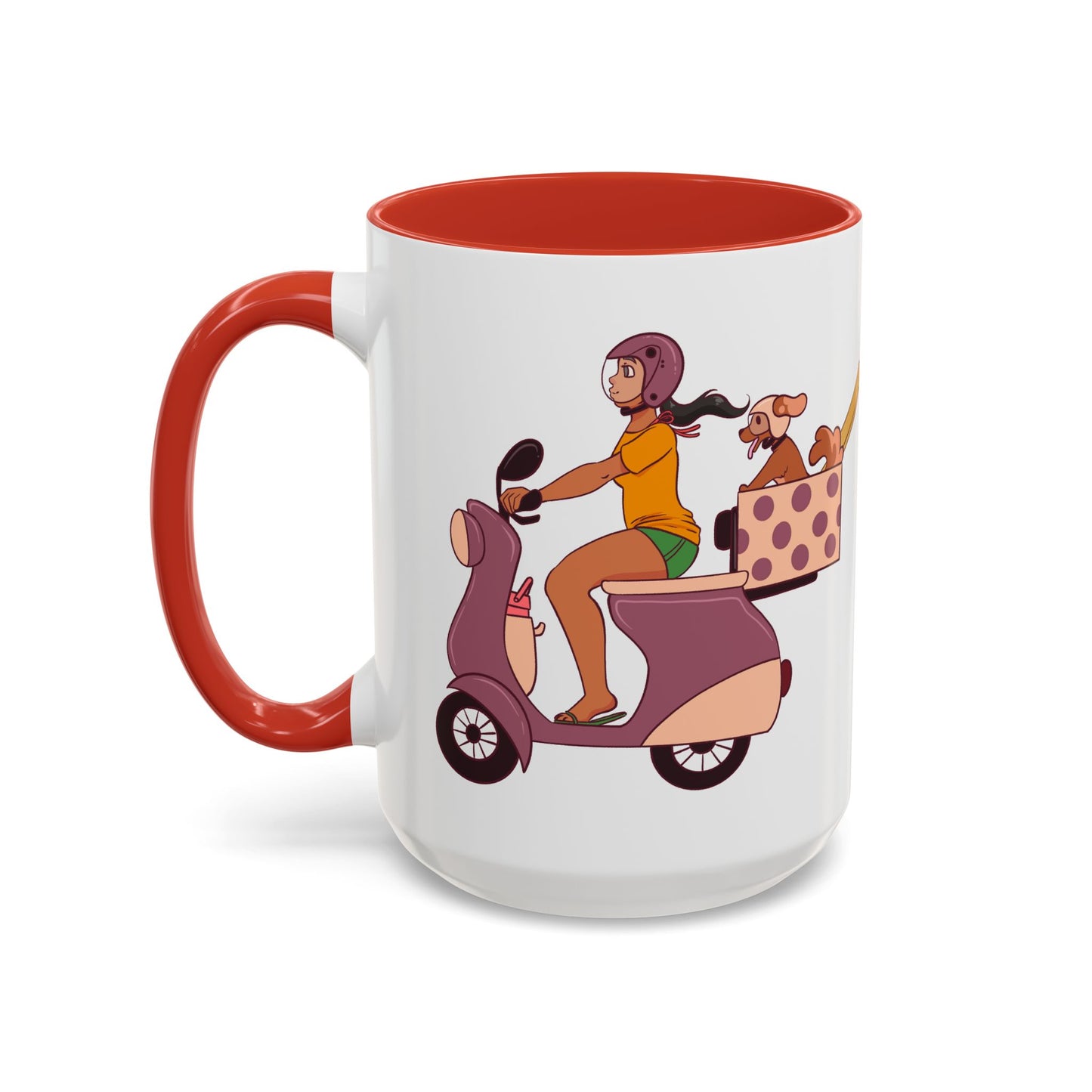 Beach Bound Mug 🏖️🐶 - Scooter Dog Mug